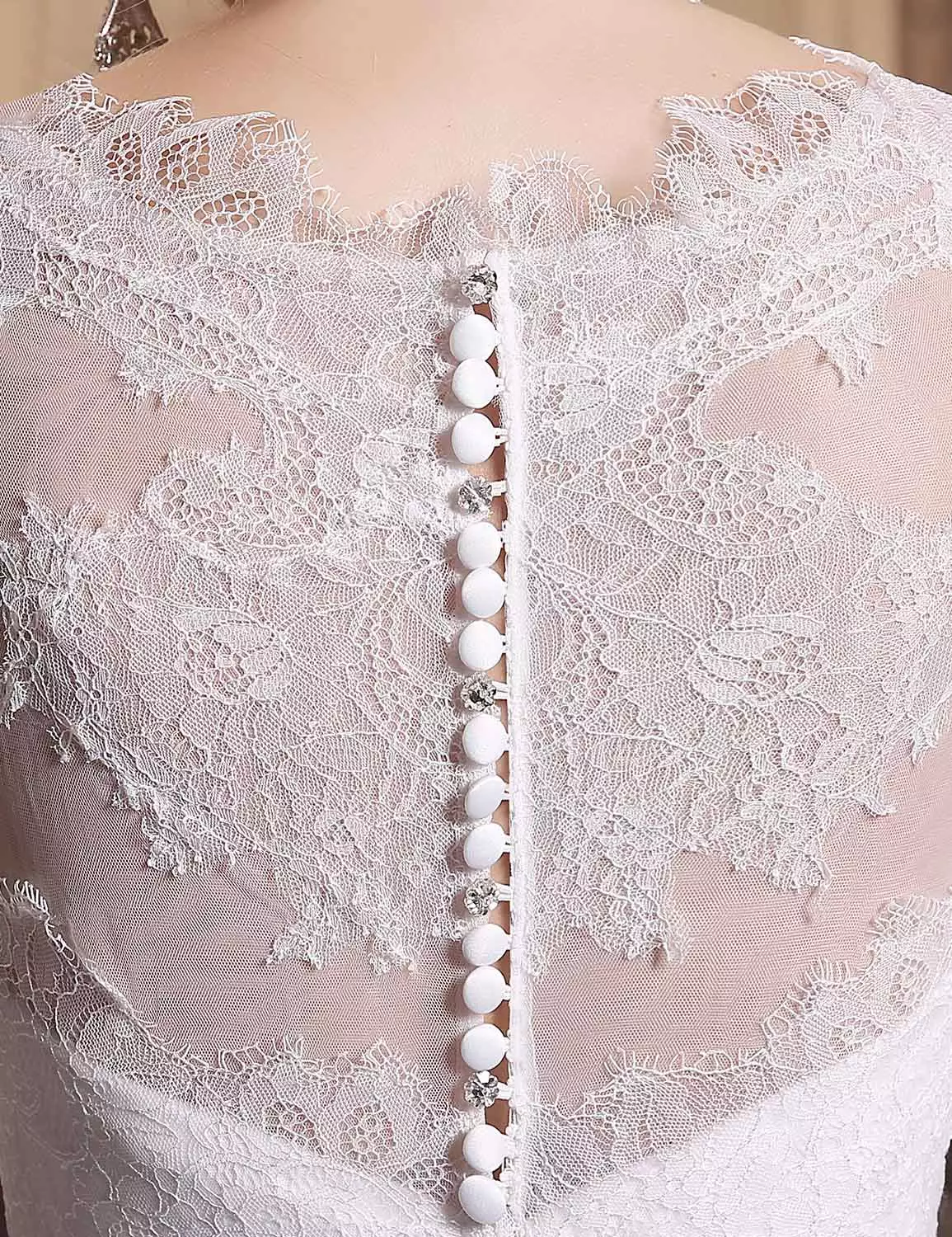 Brautkleid Hochzeitskleid A-Linie Ivory / Elfenbein